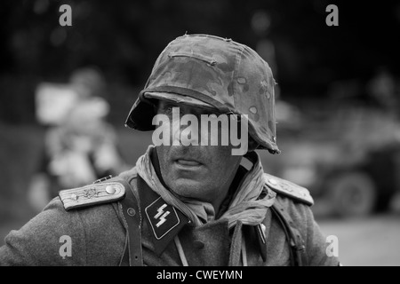 1940's German soldier Stock Photo