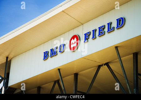 BMO field entrance sign Stock Photo