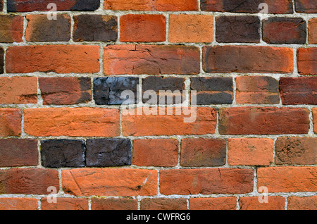 Denial of access, computer security / firewall concept. Rural brick wall / brickwork showing signs of weathering. Stock Photo