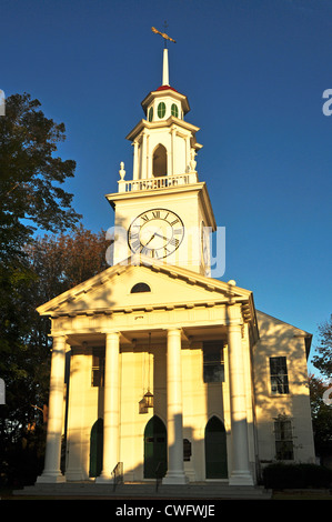 UNITED STATES OF AMERICA, USA, New England, Maine, Kennebunkport, South Congregational Church Stock Photo