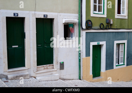 Typical houses in Lisbon, Portugal Stock Photo