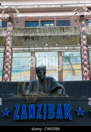 shutdown nightclub derelict zanzibar former site old gaumont cinema london alamy derby road