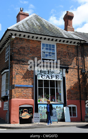 The Ivy House tea shop Montgomery Powys Wales UK Bara Brith traditional ...