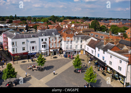 Abingdon town centre oxfordshire england uk gb Stock Photo - Alamy