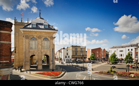 The Market Place at Abingdon-on-Thames, Oxfordshire, UK Stock Photo