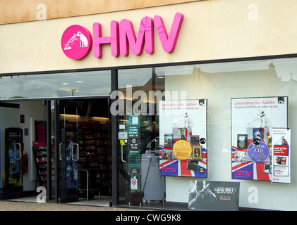 A HMV store, UK Stock Photo