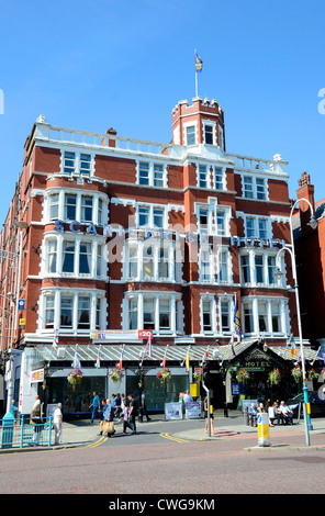 The Scarisbrick Hotel on Lord street in Southport, Lancashire, UK Stock Photo