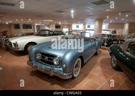 HSH The Prince of Monaco’s Vintage Car Collection in Monte Carlo. Stock Photo