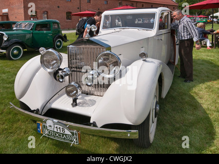 1930s Rolls Royce 20/25 at Motoclassic car show at Topacz Castle in Kobierzyce near Wroclaw, Lower Silesia, Poland Stock Photo