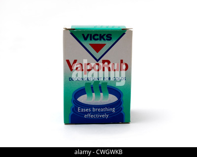 Vicks VapoRub Decongestant For Colds A Procter And Gamble Product Stock Photo