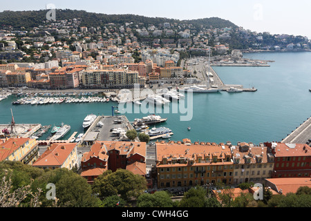 Harbour, Nice,Cote d'Azur, France Stock Photo