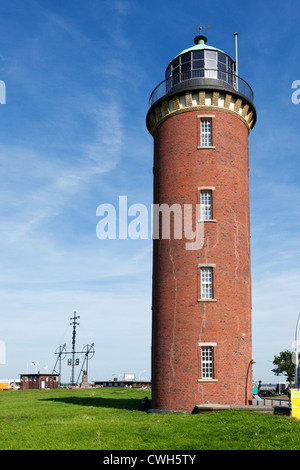 Old lighthouse 'Alte Liebe' at Cuxhaven Stock Photo
