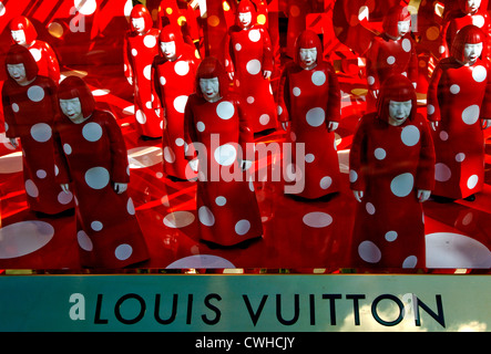 Louis Vuitton x Yayoi Kusama Window Display, Rodeo Drive Beverley Hills.