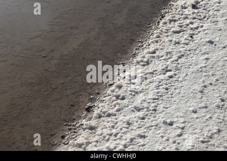 Chott el Jerid (biggest salt lake in north Africa), Tunisia Stock Photo