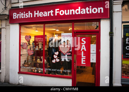 Red British Heart Foundation Charity Collecting Containers For Clothing ...