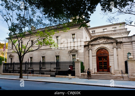 The Frick Collection includes three Vermeers. Fifth Avenue, Museum Mile, New York City, USA. Stock Photo
