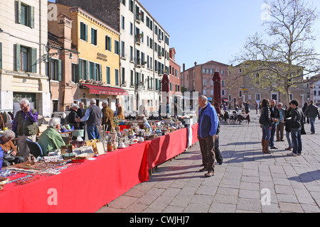 Italy. Venice. Flea market Stock Photo