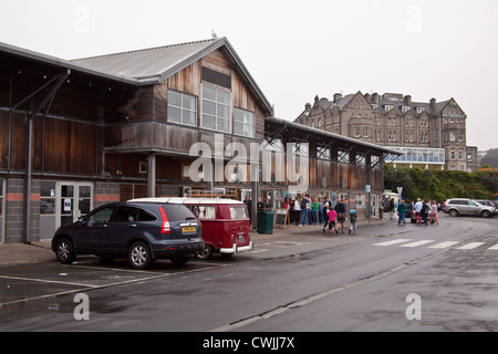 Rick Steins fish and chip shop, Padstow, Cornwall, England. United KIngdom. Stock Photo