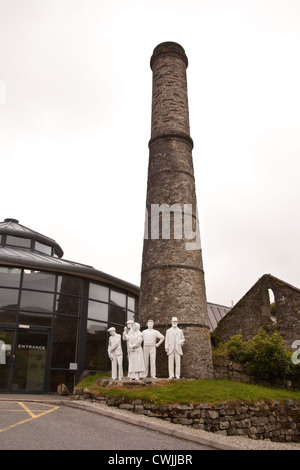 Wheal Martyn Museum for China Clay workings near St Austell, Cornwall, England, United Kingdom. Stock Photo