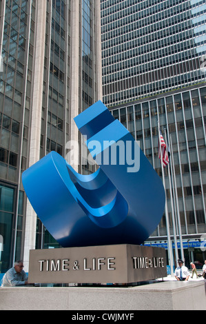 Time & Life Building Sixth Avenue New York City Stock Photo