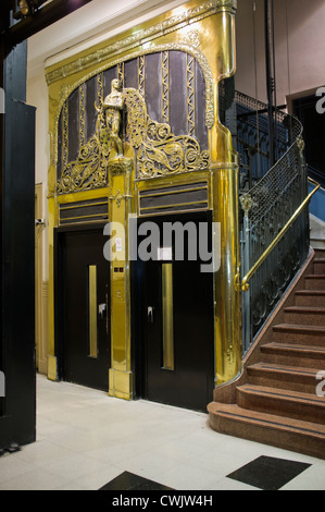 Old fashioned elevator, Buenos Aires, Argentina Stock Photo