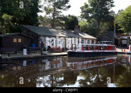 linlithgow canal centre on the union canal west lothian scotland Stock Photo