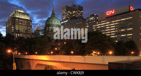 Canada, Quebec, Montreal, Place du Canada, downtown, Stock Photo