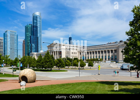 The Field Museum of Natural History on the Museum Campus in Grant Park, Chicago, Illinois, USA Stock Photo