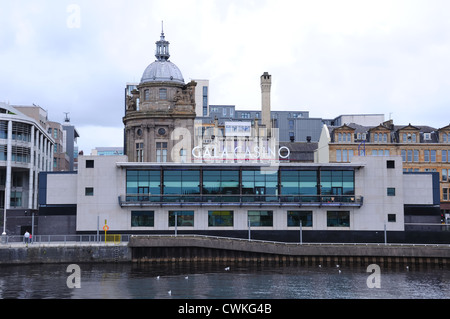 Gala Casino on the edge of the river Clyde, Glasgow, Scotland Stock Photo