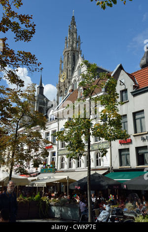 Outdoor restaurants in Groenplaats, Antwerp, Antwerp Province, The ...