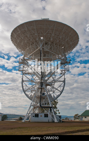 The University of Tasmania radio telescope at Cambridge near Hobart, Tasmania Australia Stock Photo