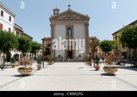 Church of the saints Joseph and Leopold, Cecina Tuscany Italy Stock Photo