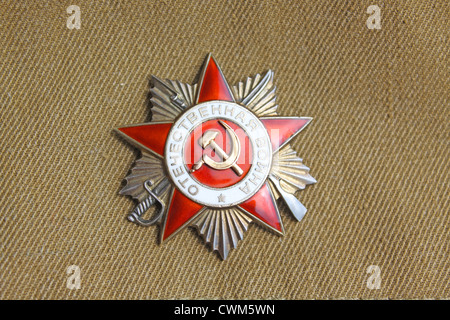 Order of the Patriotic War, first degree Stock Photo
