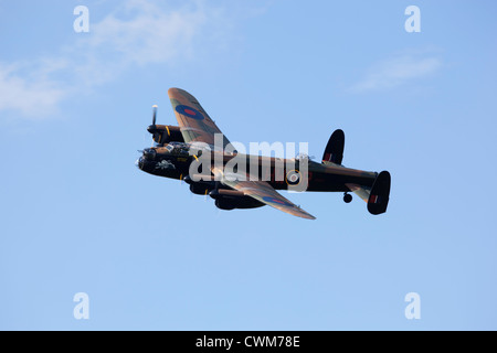 View of the Avro Lancaster displaying 22/08/2010, Sywell Airshow, Northamptonshire, August 2010 Stock Photo