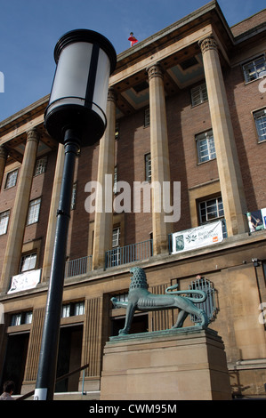 Front of Norwich City Hall, Norwich, Norfolk, UK Stock Photo