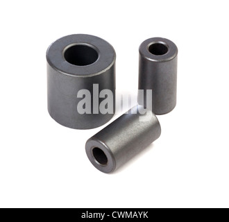 magnetic ferrite beads / cores Stock Photo