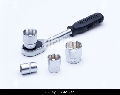 1/2' drive socket and wrench tool Stock Photo