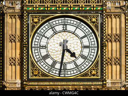 UK, London, Detail of Big Ben Stock Photo