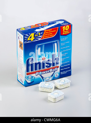 Finish dishwasher tablets made by Reckitt Benckiser Stock Photo