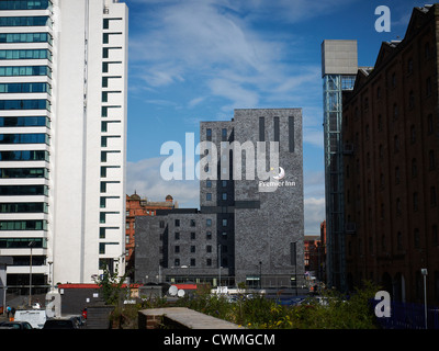 Premier Inn Hotel on Piccadilly, Dale Street in Manchester UK Stock Photo