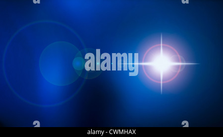 Glowing star Stock Photo
