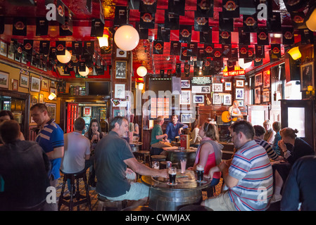 Interior of the Temple bar pub, Dublin, Ireland. Stock Photo