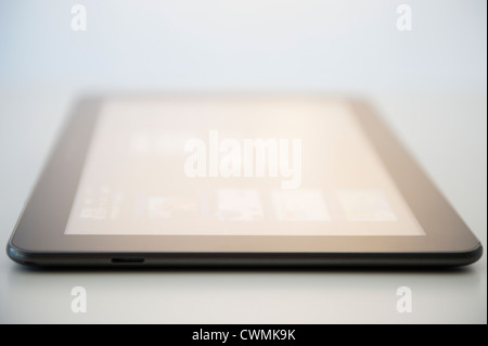 Studio Shot of tablet PC Stock Photo