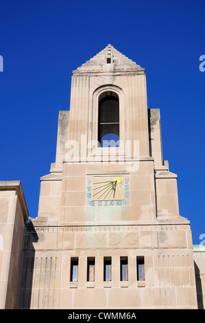 USA Illinois Chicago Tower of E. M. Cudahy Memorial Library Lake Shore Campus Loyola University, built in 1929. Stock Photo