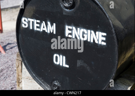 Steam engine oil Stock Photo