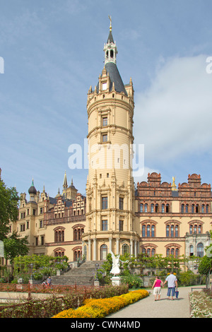 castle, Schwerin, Mecklenburg-West Pomerania, Germany Stock Photo