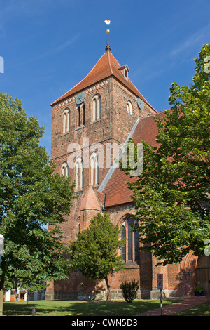 church St. Peter and Paul, Teterow, Mecklenburg-Switzerland, Mecklenburg-West Pomerania, Germany Stock Photo