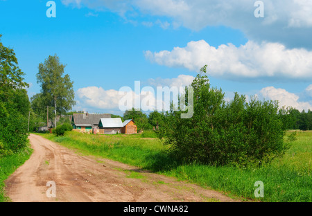 Summer village. Stock Photo
