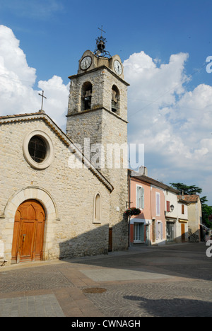 Notre Dame des Ormeaux church, Greoux les bains, Alpes de Haute Provence, France Stock Photo