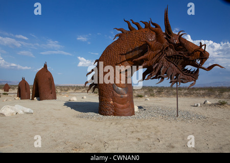 Serpent sculpture located in Borrego Springs CA Stock Photo - Alamy